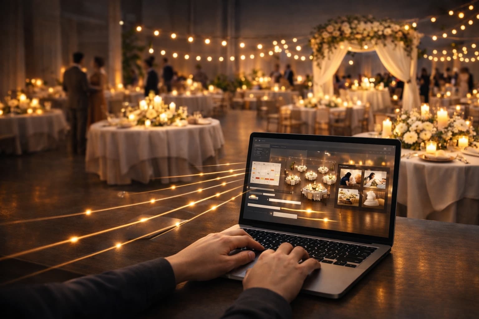 Elegant event reception